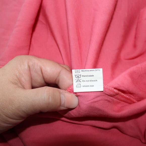 Pretty In Pink ANRABESS Smock Top Side Cutout 1 Shoulder Pullover Dress S NWT's - Picture 13 of 13